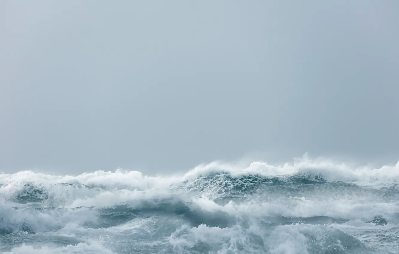 Photo wallpaper sea, nature, wave
