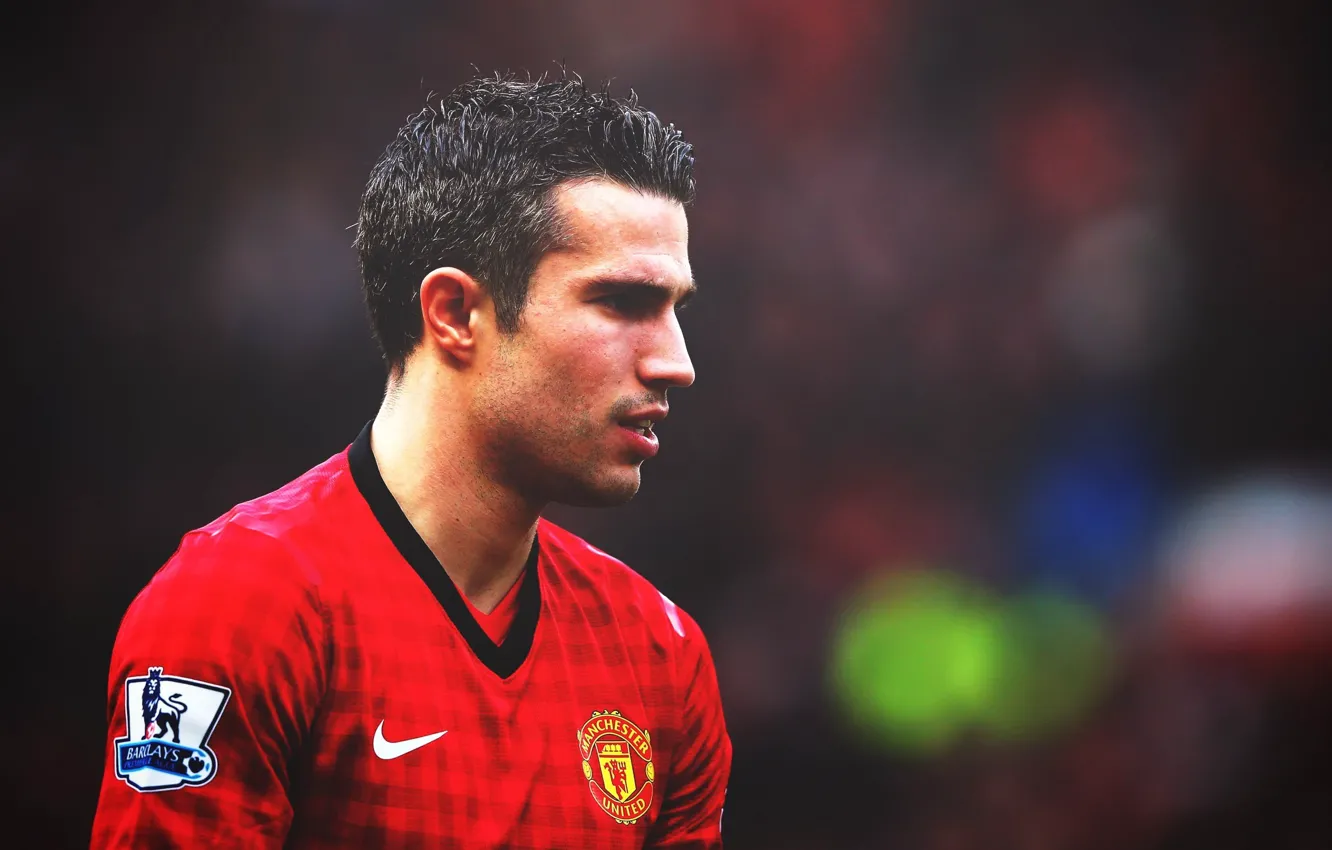Photo wallpaper football, club, form, player, goal, football, Robin, Manchester United