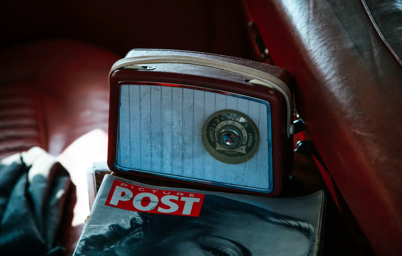Photo wallpaper leather, bokeh, London, eye, United Kingdom, Seat, Radio, Magazine