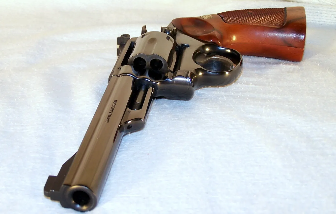 Photo wallpaper gun, weapons, Smith Wesson Model 19-3