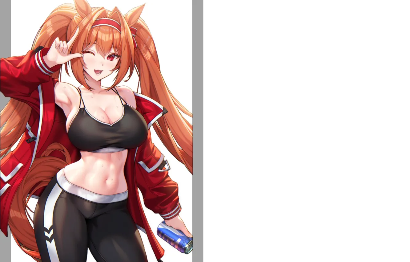 Photo wallpaper sexy, anime, pretty, tights, Fit, Uma Musume, Horse girls