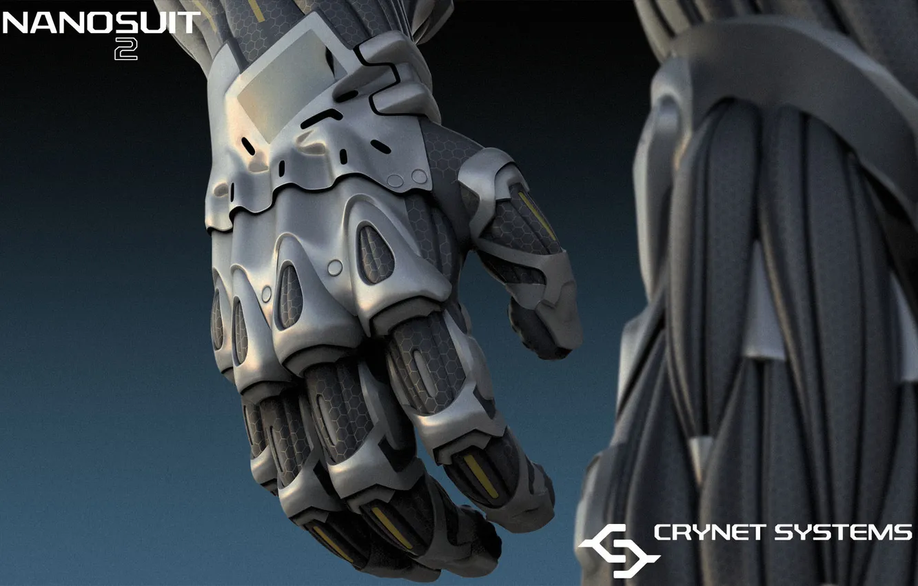 Photo wallpaper gloves, Crysis 2, nanosuit, nanosuit