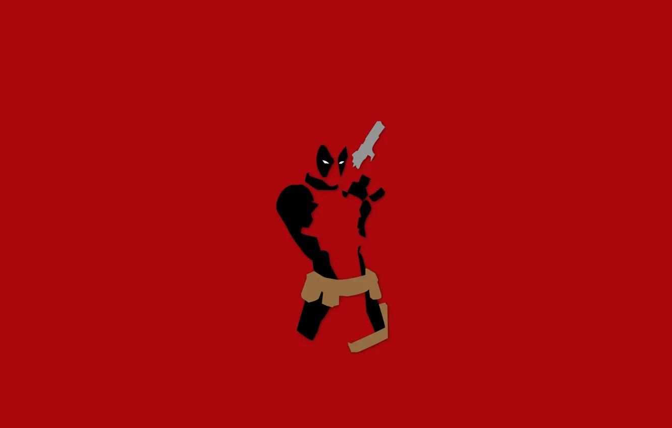 Photo wallpaper red, Deadpool, Marvel, Deadpool, Comics, Wade Wilson