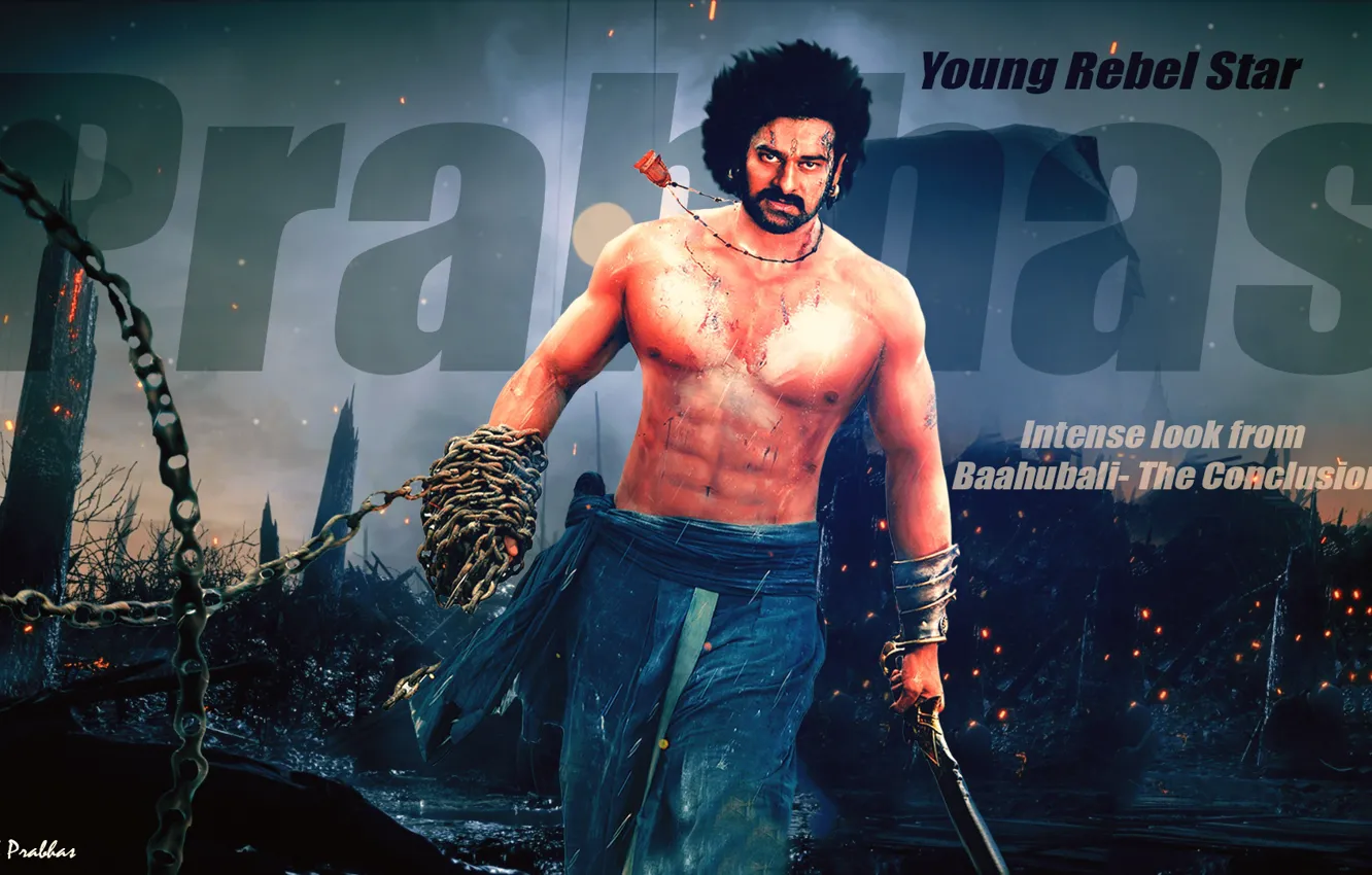 Photo wallpaper actor, prabhas, baahubali