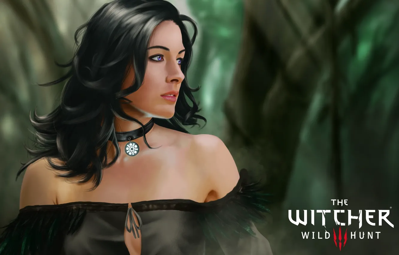 Photo wallpaper girl, brunette, The Witcher, The Witcher 3: Wild Hunt, Yennefer of Vengerberg, yennefer