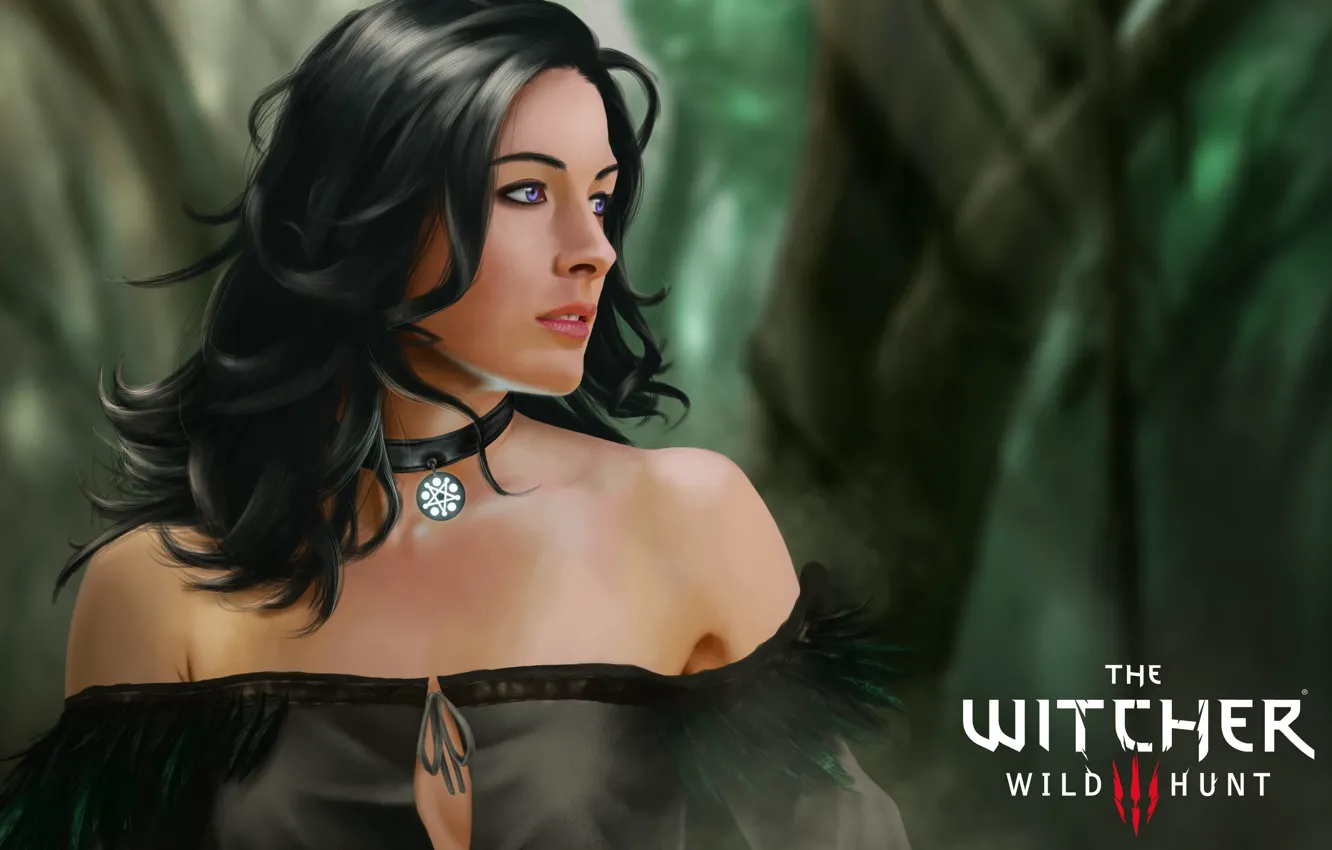 Photo wallpaper girl, brunette, The Witcher, The Witcher 3: Wild Hunt, Yennefer, Yennefer of Vengerberg