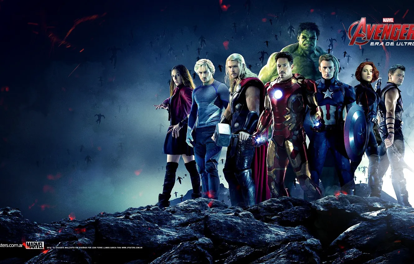 Photo wallpaper fiction, poster, 2015, Avengers Age of Ultron, Avengers age of Ultron