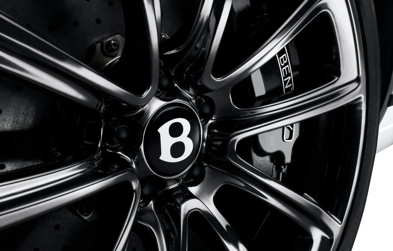 Photo wallpaper Bentley, wheel, Continental GT, disk