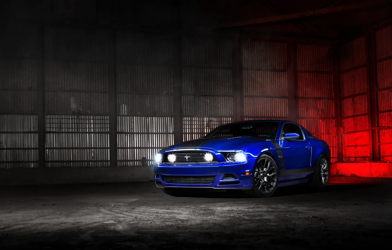 Photo wallpaper car, auto, Ford, ford mustang, muscle car, the front