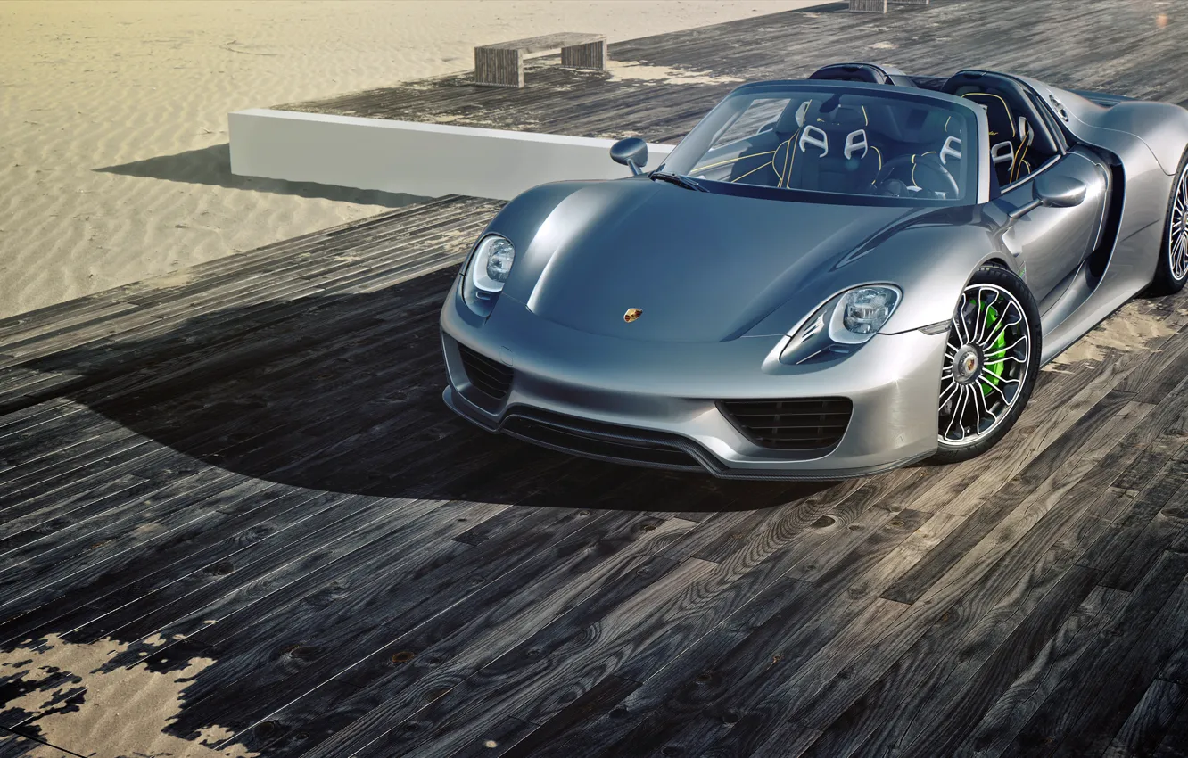 Photo wallpaper rendering, Porsche, supercar, Spyder, 918