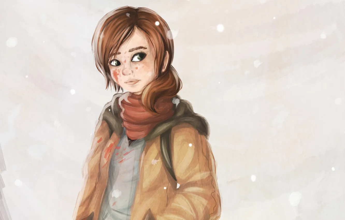 Photo wallpaper art, Ellie, art, The Last of Us, Ellie