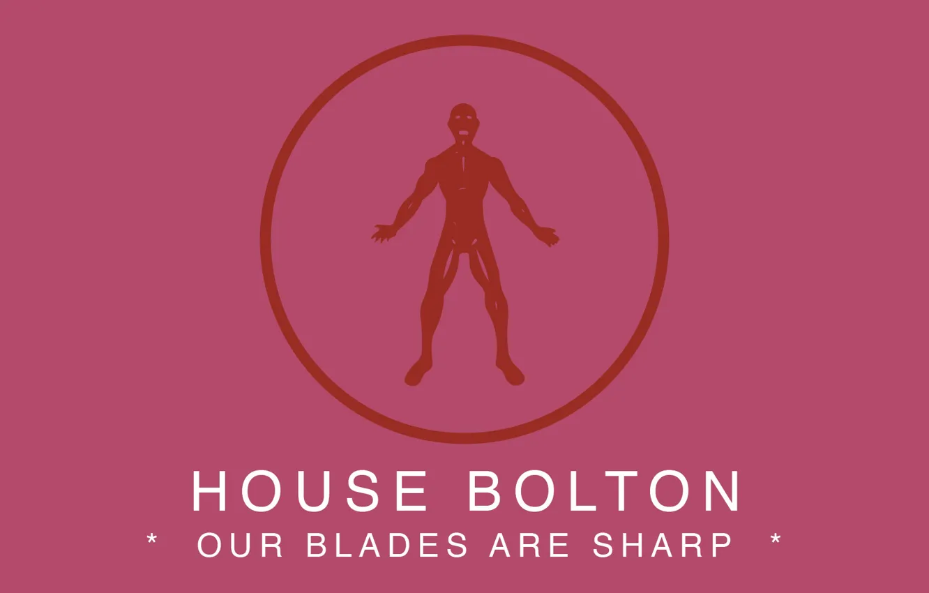 Photo wallpaper A Song of Ice and Fire, Game of Thrones, skinned people, House Bolton, Our Blades …