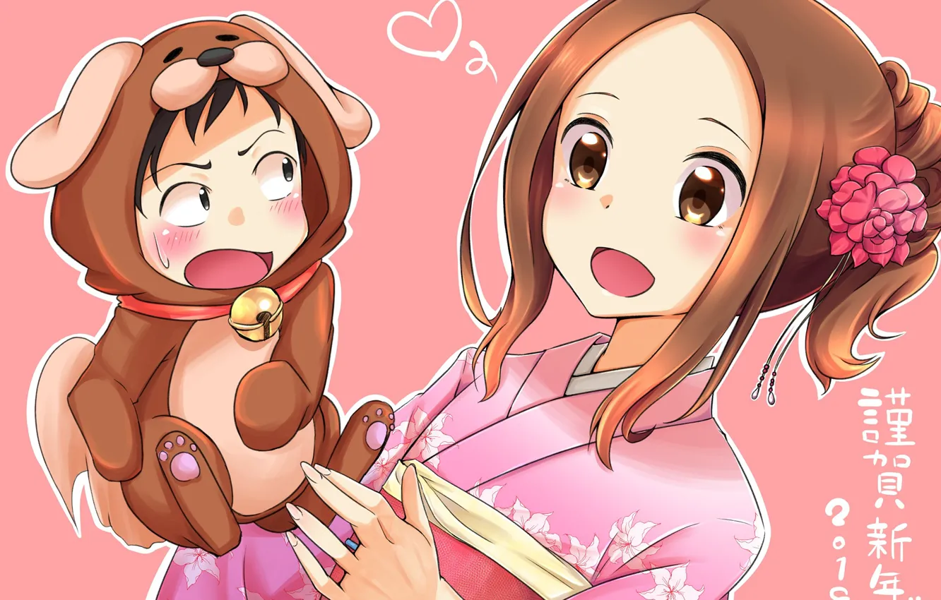 Photo wallpaper girl, doll, Karakai Jouzu no Takagi-san