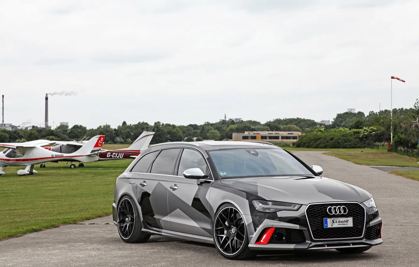 Photo wallpaper Audi, Audi, Before, 2015, RS 6, Schmidt Revolution