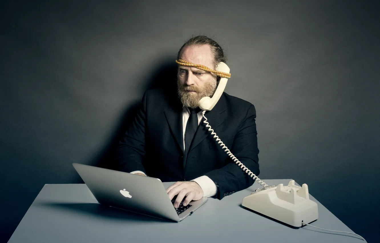 Photo wallpaper people, the situation, phone