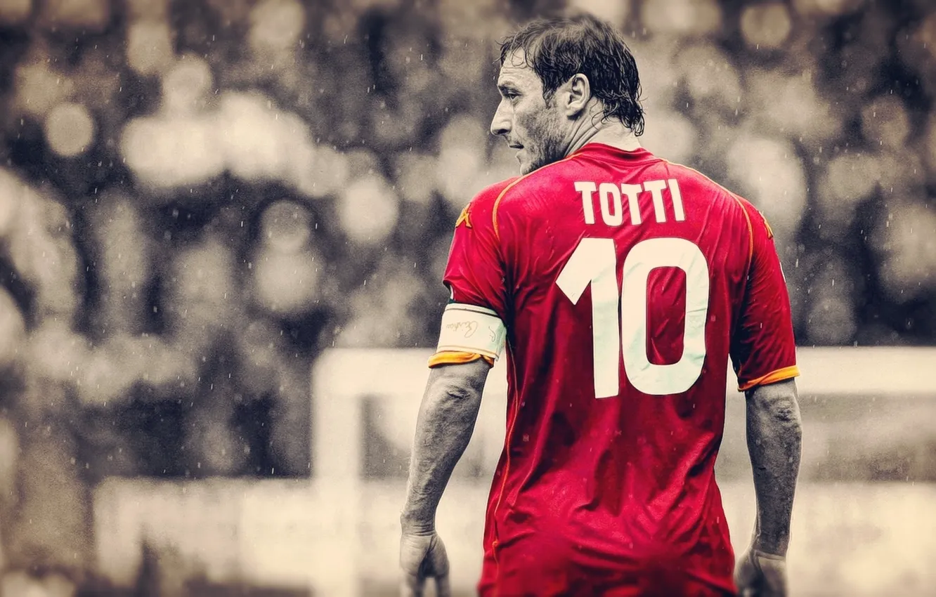 Photo wallpaper HDR, AS Roma, Francesco Totti
