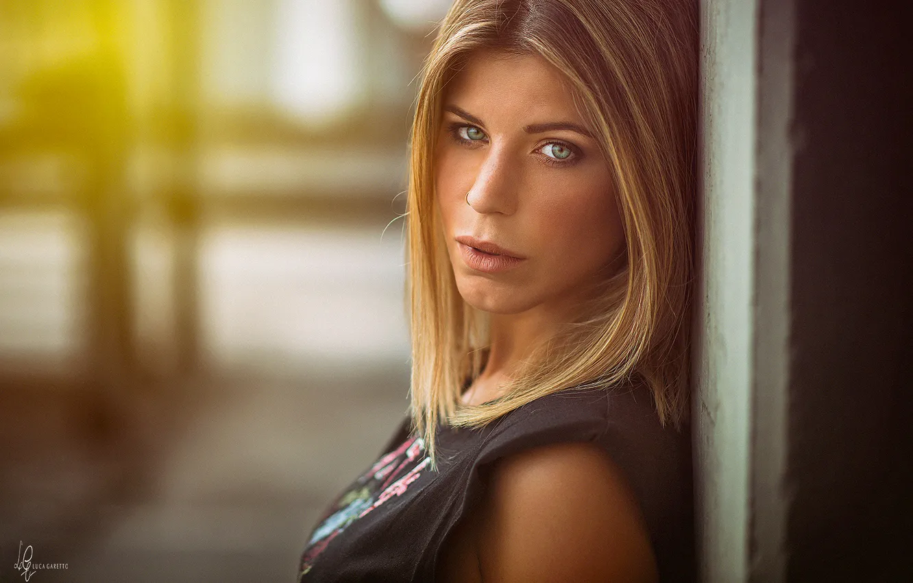 Photo wallpaper look, the sun, pose, model, portrait, makeup, hairstyle, is