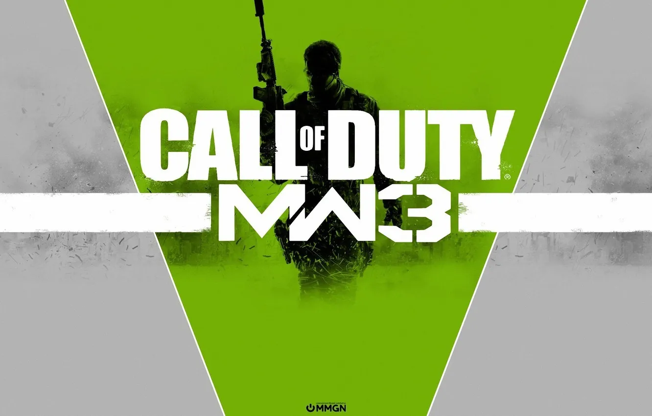 Photo wallpaper soldiers, call of duty, rifle, modern warfare 3, game of the year