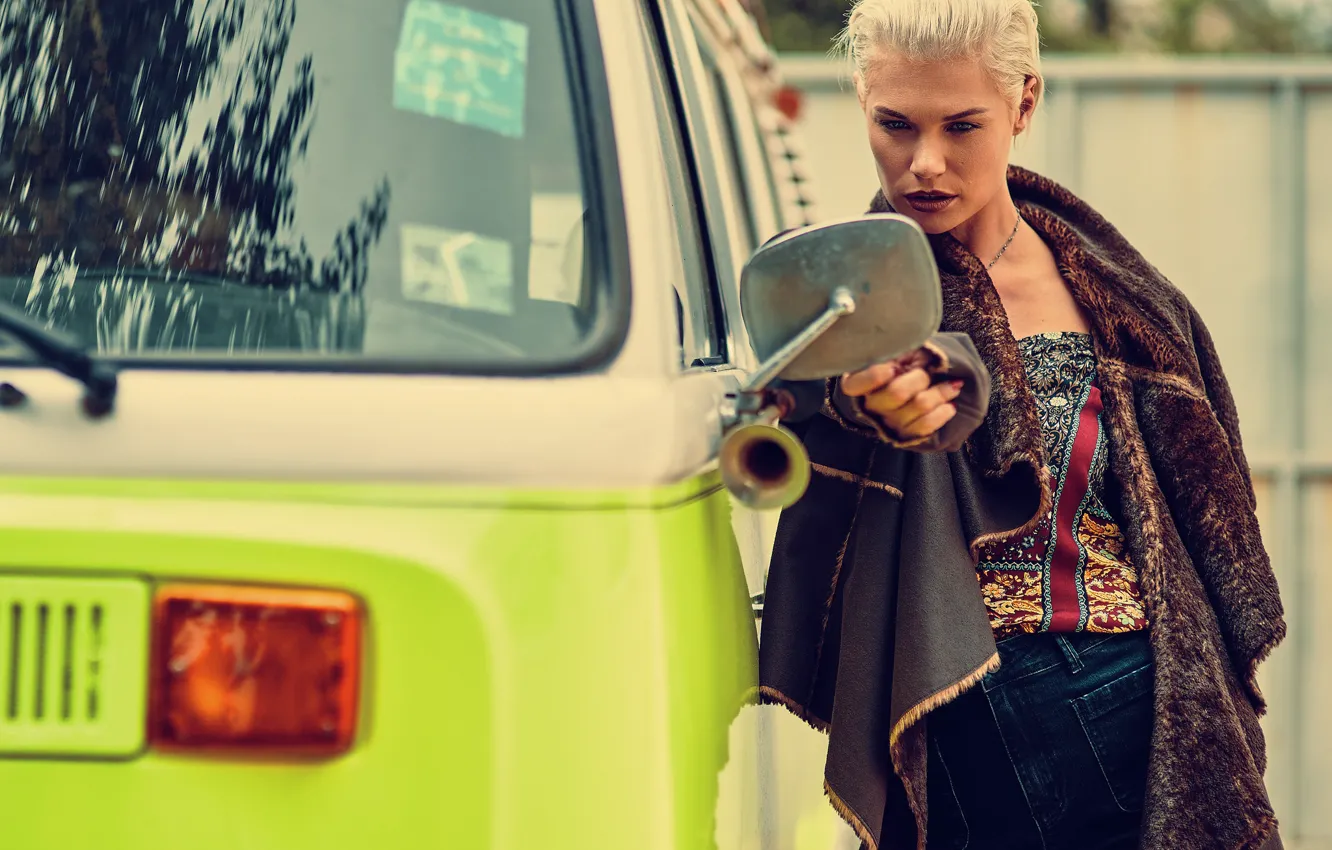 Photo wallpaper style, model, avtobusik, An, boho