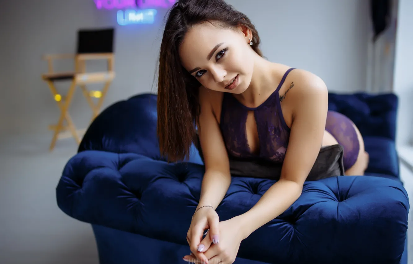 Photo wallpaper girl, makeup, figures, Ruslan Radchenko