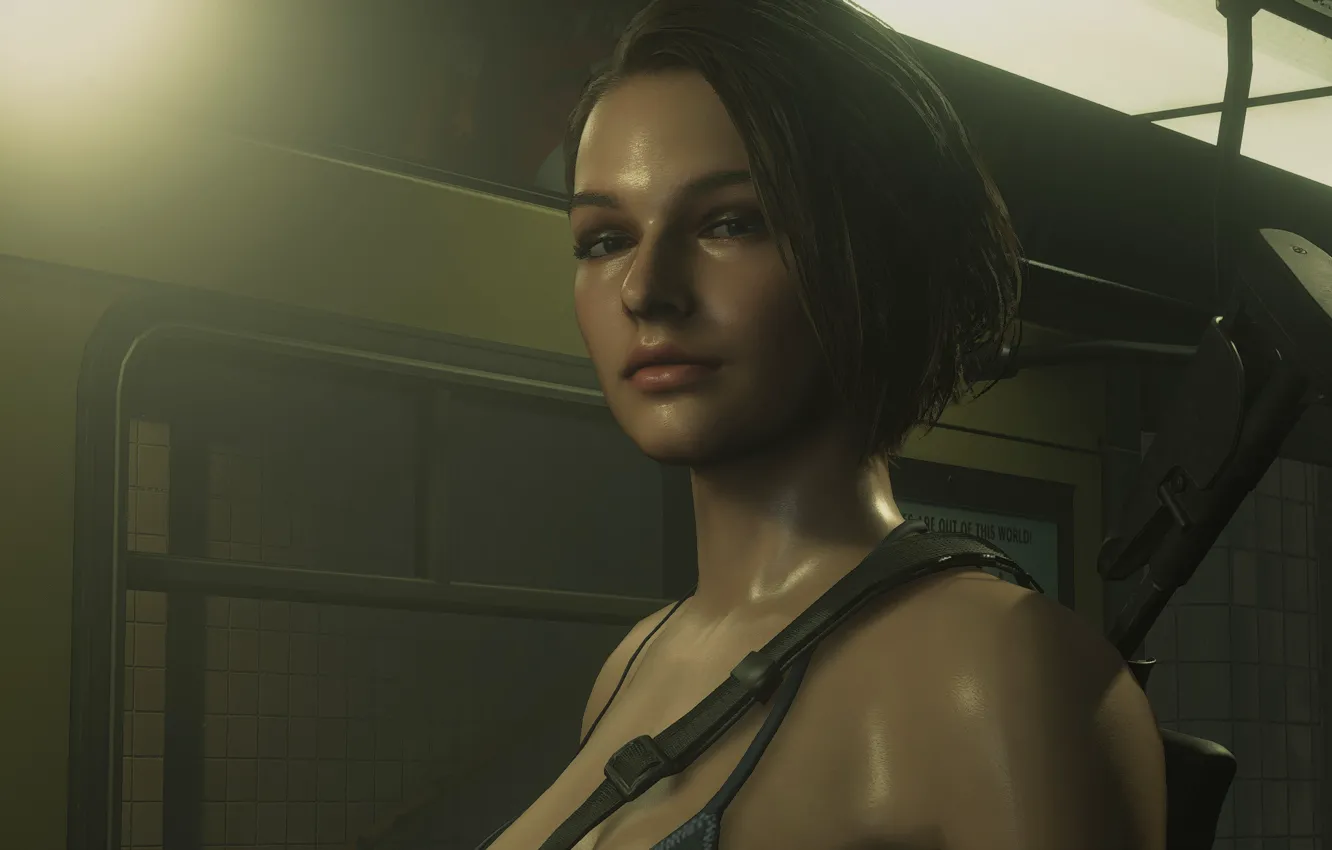 Wallpaper look, jill valentine, nemesis, resident evil 3 for mobile and