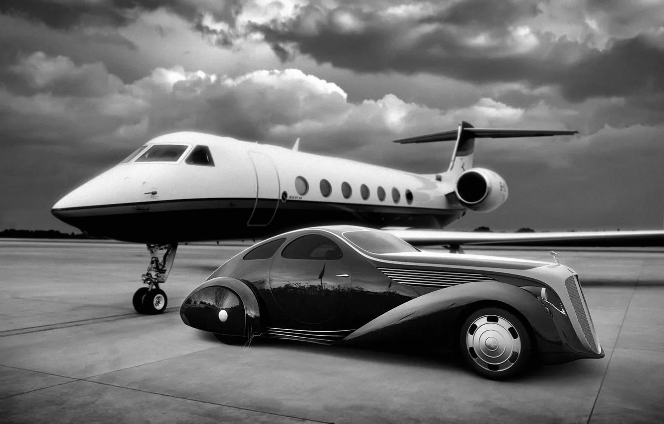 Photo wallpaper the plane, the concept, Rolls-Royce Jonckheere Aerodynamic Coupe II, Ugur Sahin