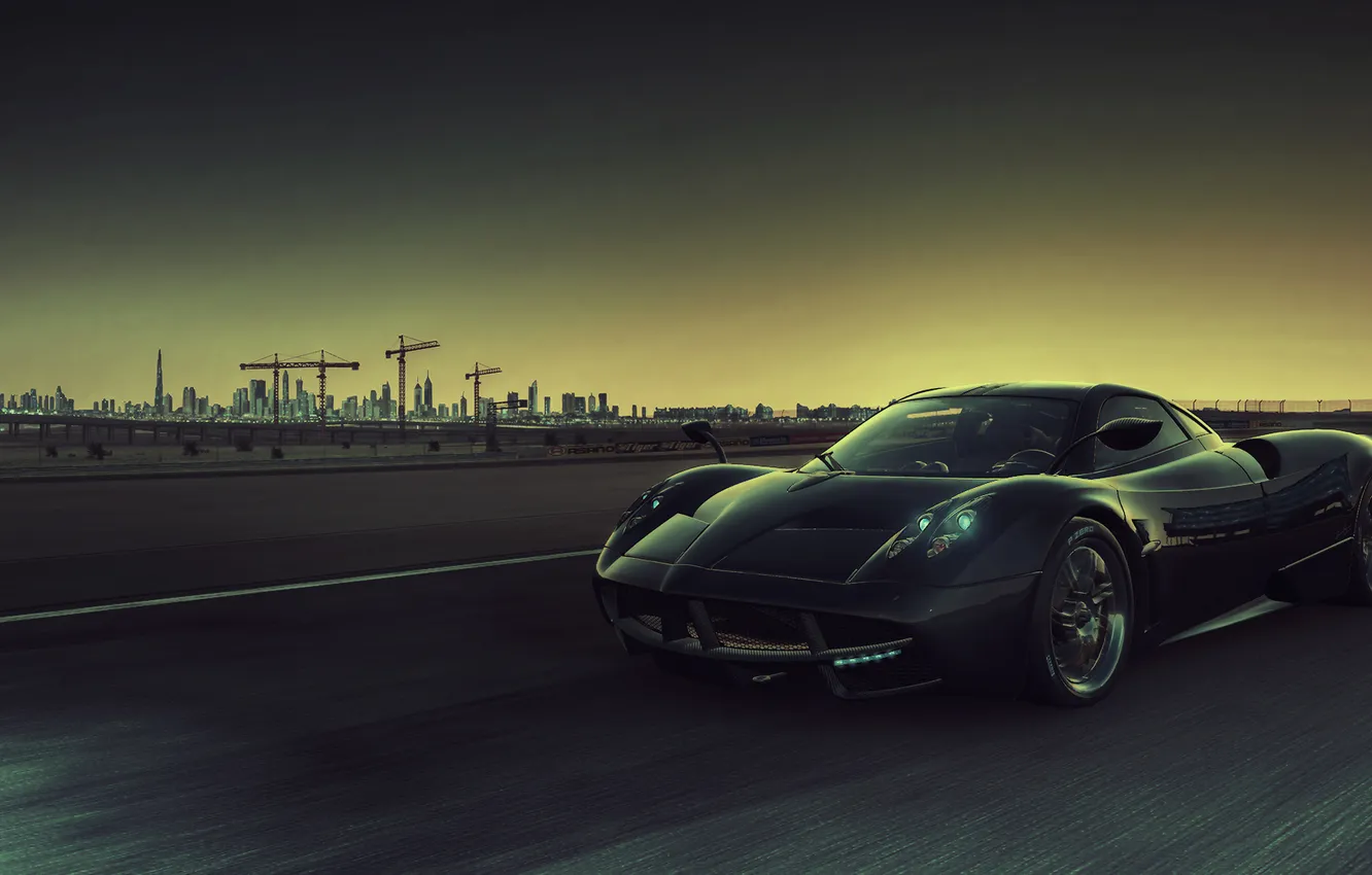 Photo wallpaper Pagani, speed, To huayr, Pcars