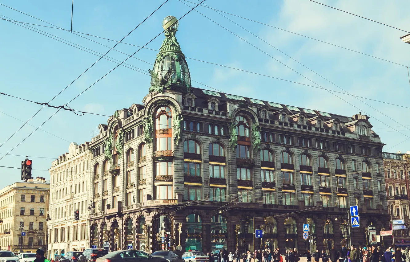 Photo wallpaper Peter, Saint Petersburg, Russia, SPb, St. Petersburg, Nevsky Prospekt, spb, Leningrad