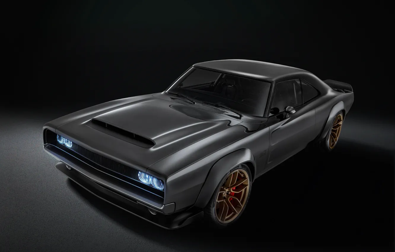 Photo wallpaper Concept, Dodge, Charger, 1968, Super Charger, SEMA 2018