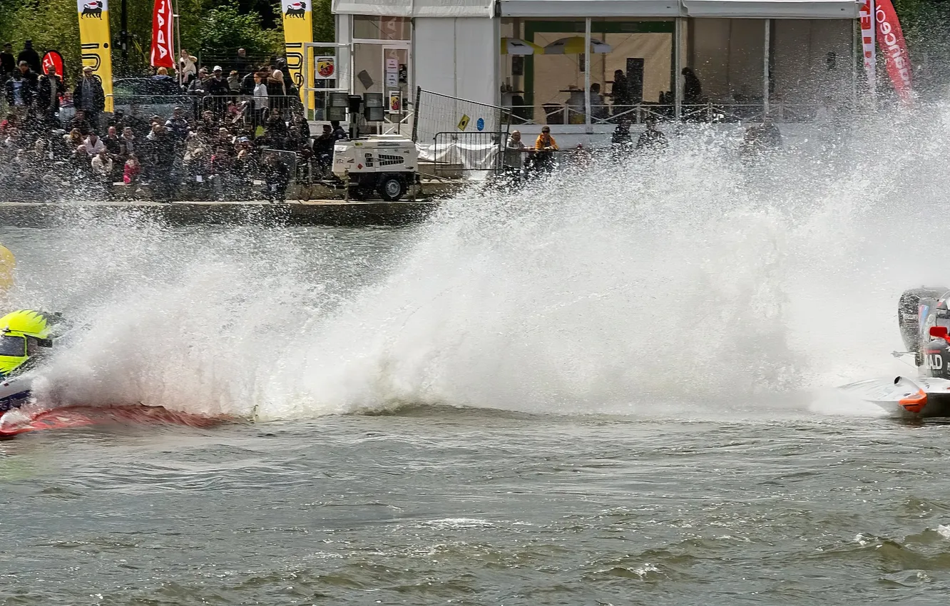 Photo wallpaper race, boat, speed