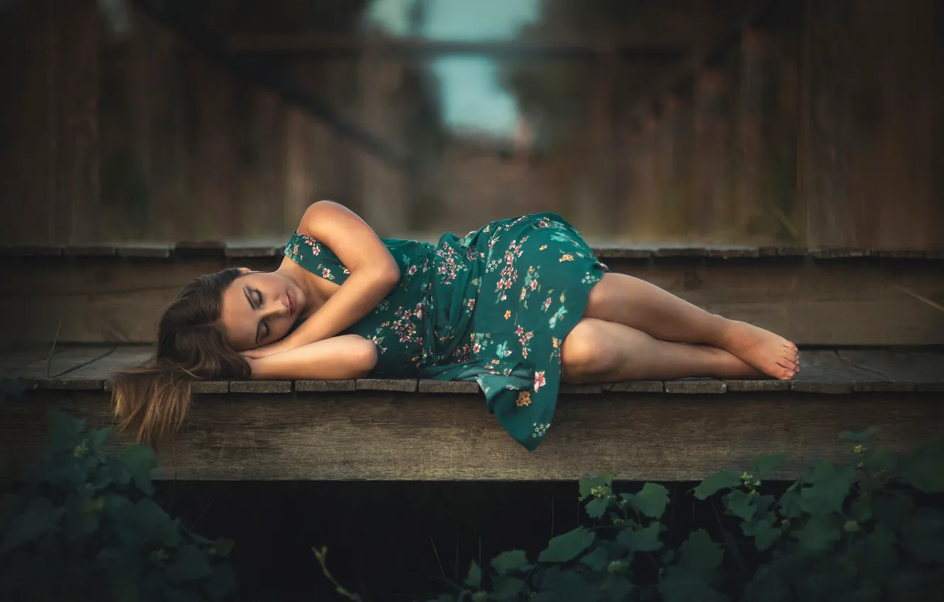 Photo wallpaper stay, sleep, dress, flooring