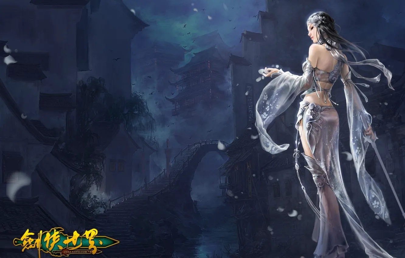 Photo wallpaper girl, fantasy, the game, art, JX World2