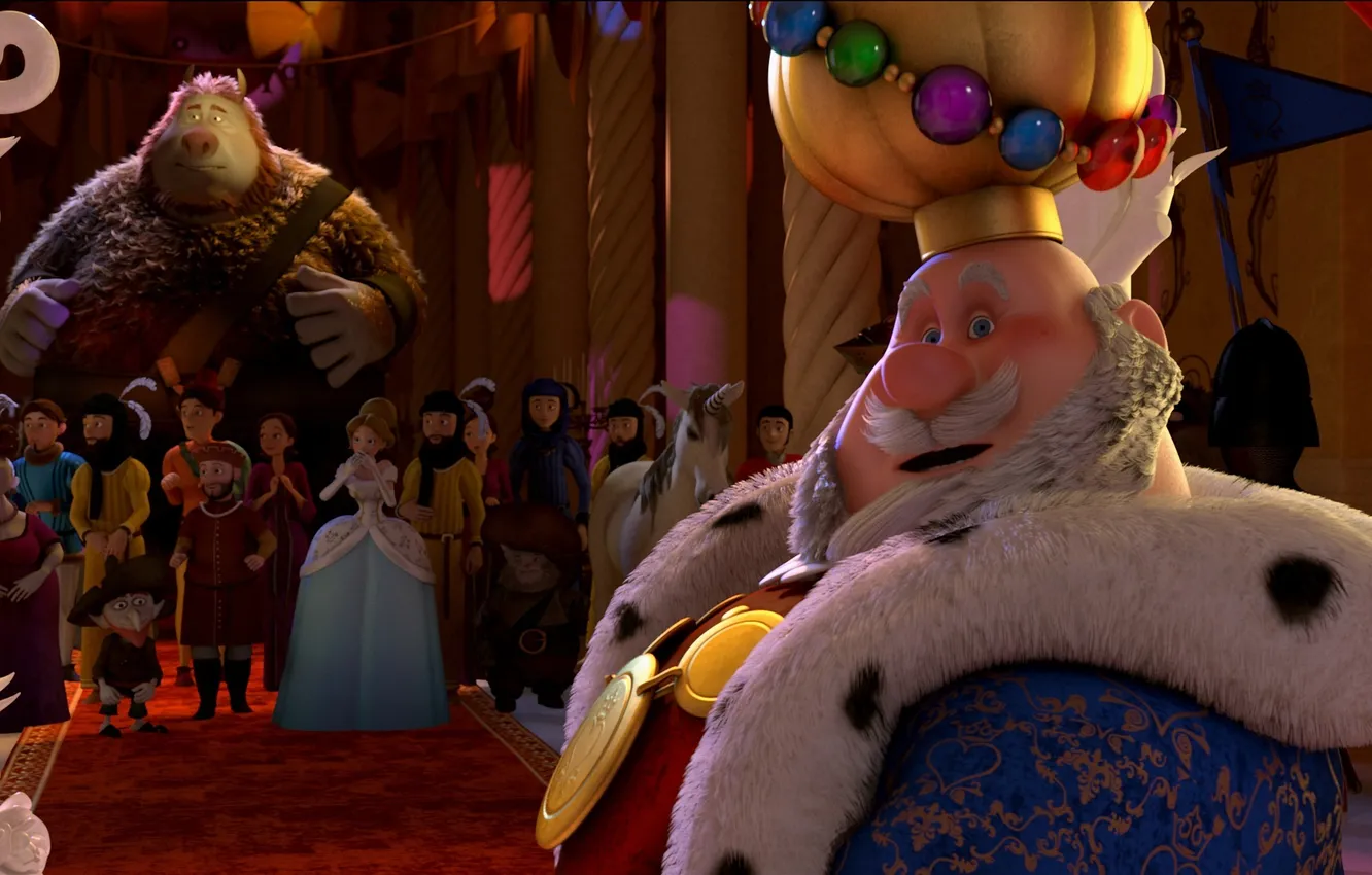 Photo wallpaper cartoon, beast, adventure, king, The 7th dwarf, The 7th dwarf