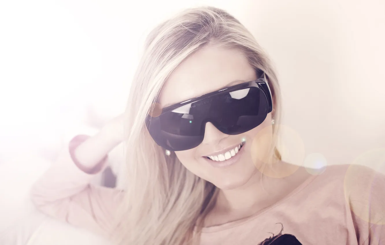 Photo wallpaper girl, smile, glasses, photographer, girl, photography, photographer, Stas Chirkov