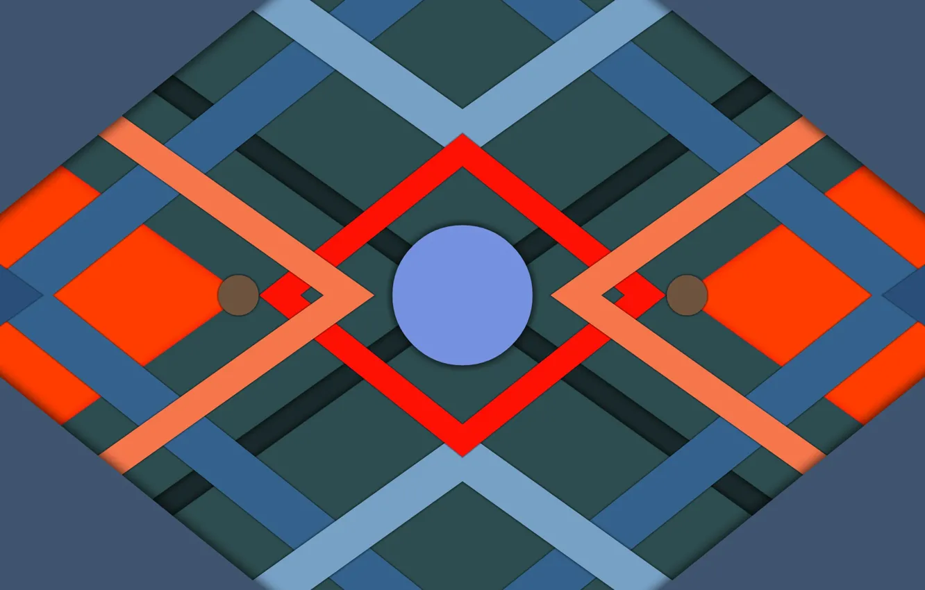 Photo wallpaper geometry, symmetry, crossing