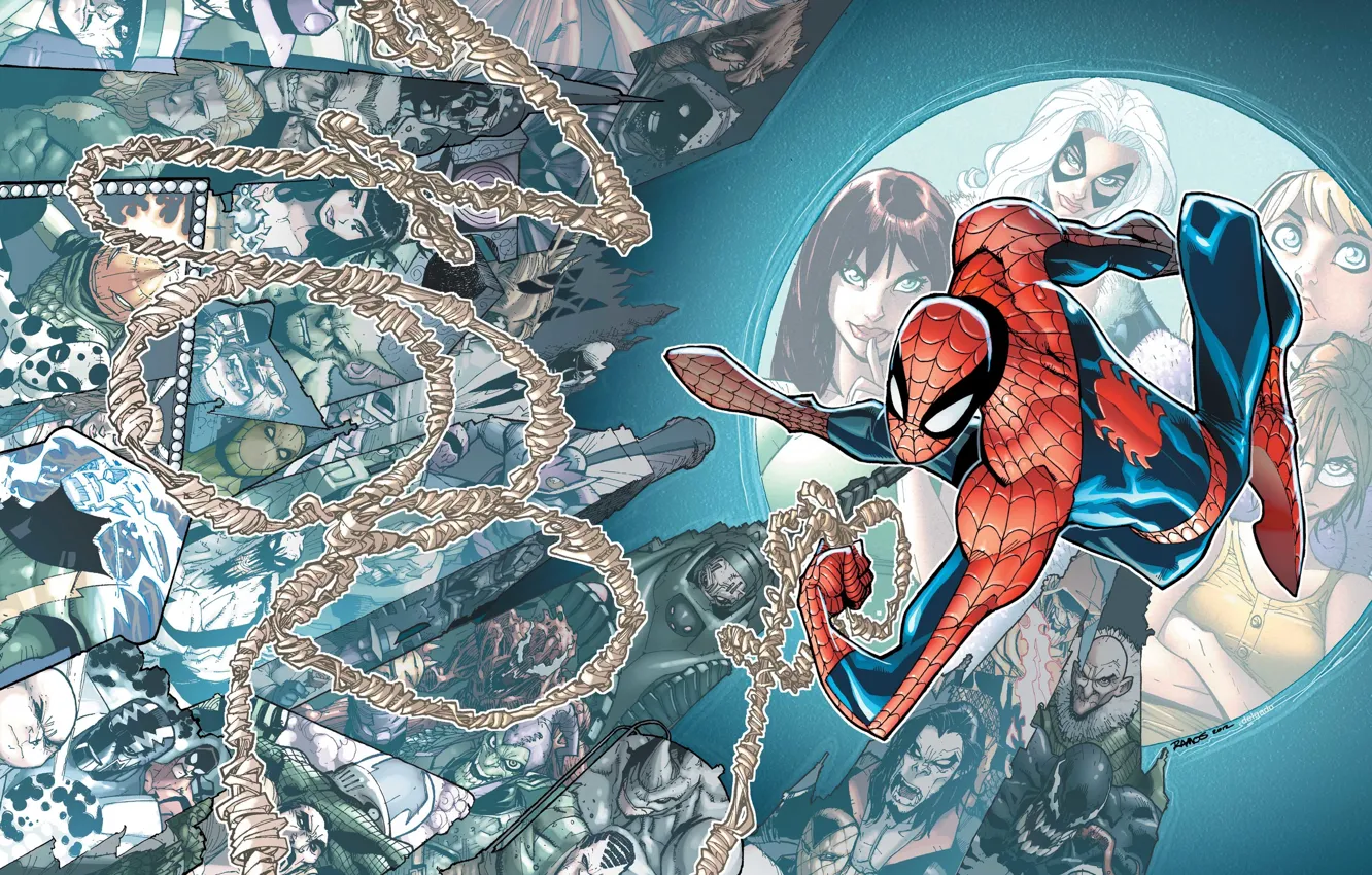 Photo wallpaper Marvel, comic, comics, Spider-Man, Spider-Man, Marvel
