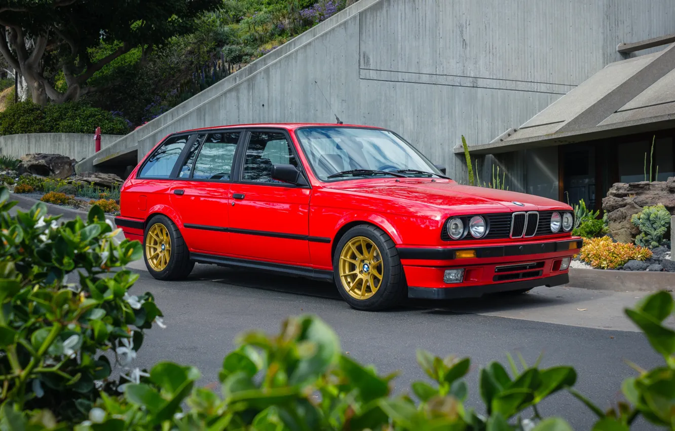 Photo wallpaper BMW, E30, Touring
