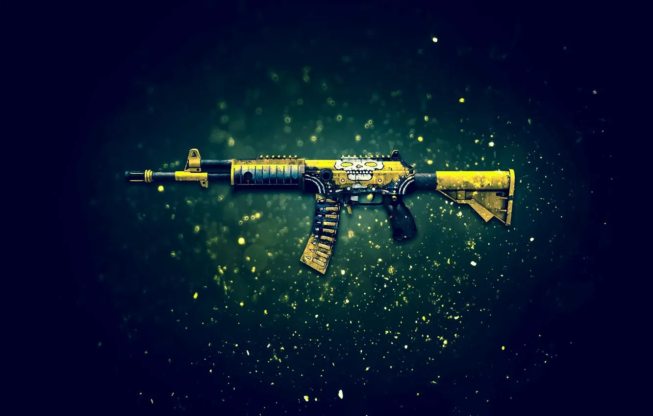 Photo wallpaper Counter-Strike: Global Offensive, CS:GO, the Nutcracker, Galil AR, Chatterbox