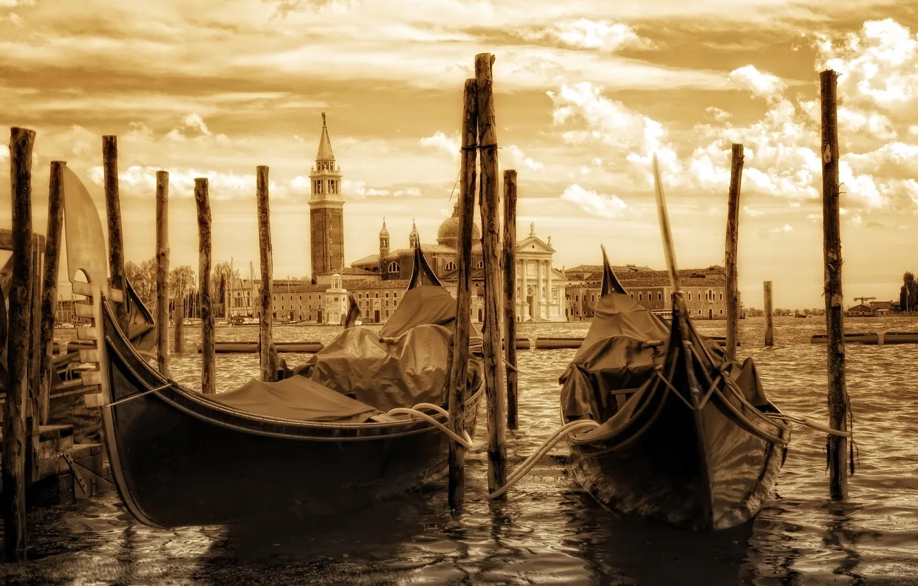 Photo wallpaper the city, color, Venice