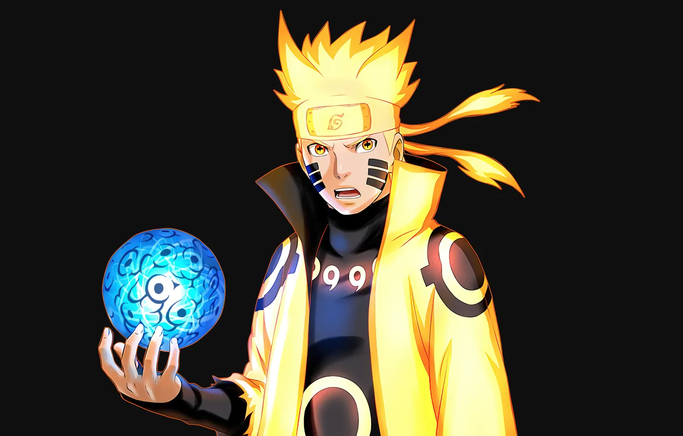 Photo wallpaper game, Naruto, yellow, anime, power, ninja, asian, manga