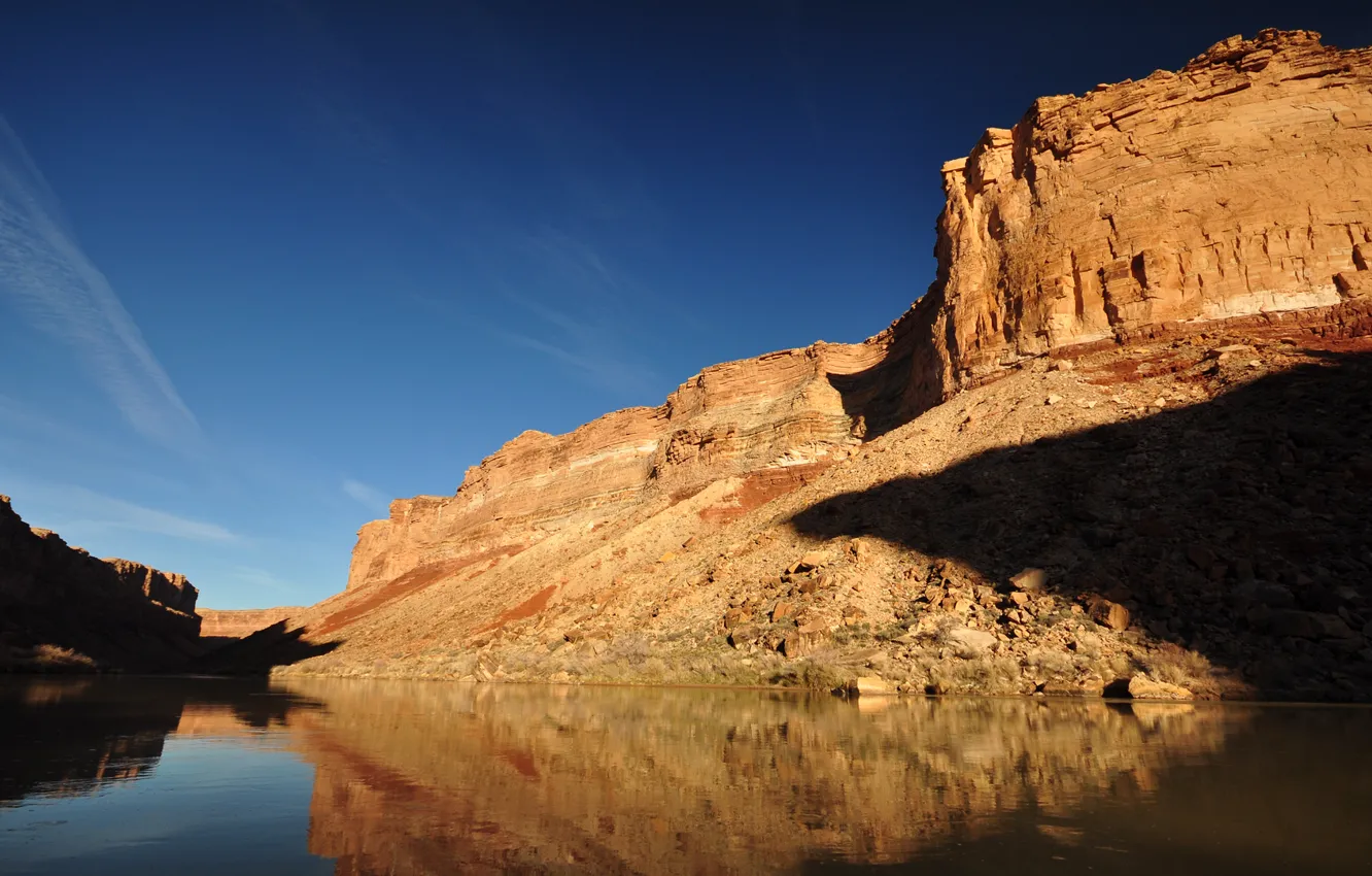 Photo wallpaper landscape, nature, lake