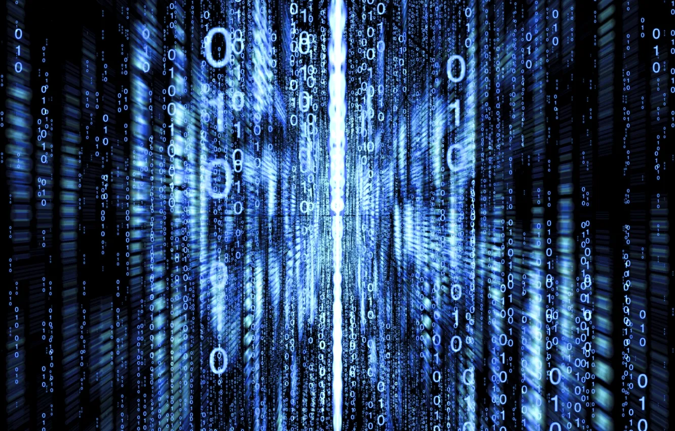 Photo wallpaper background, code, figures, matrix