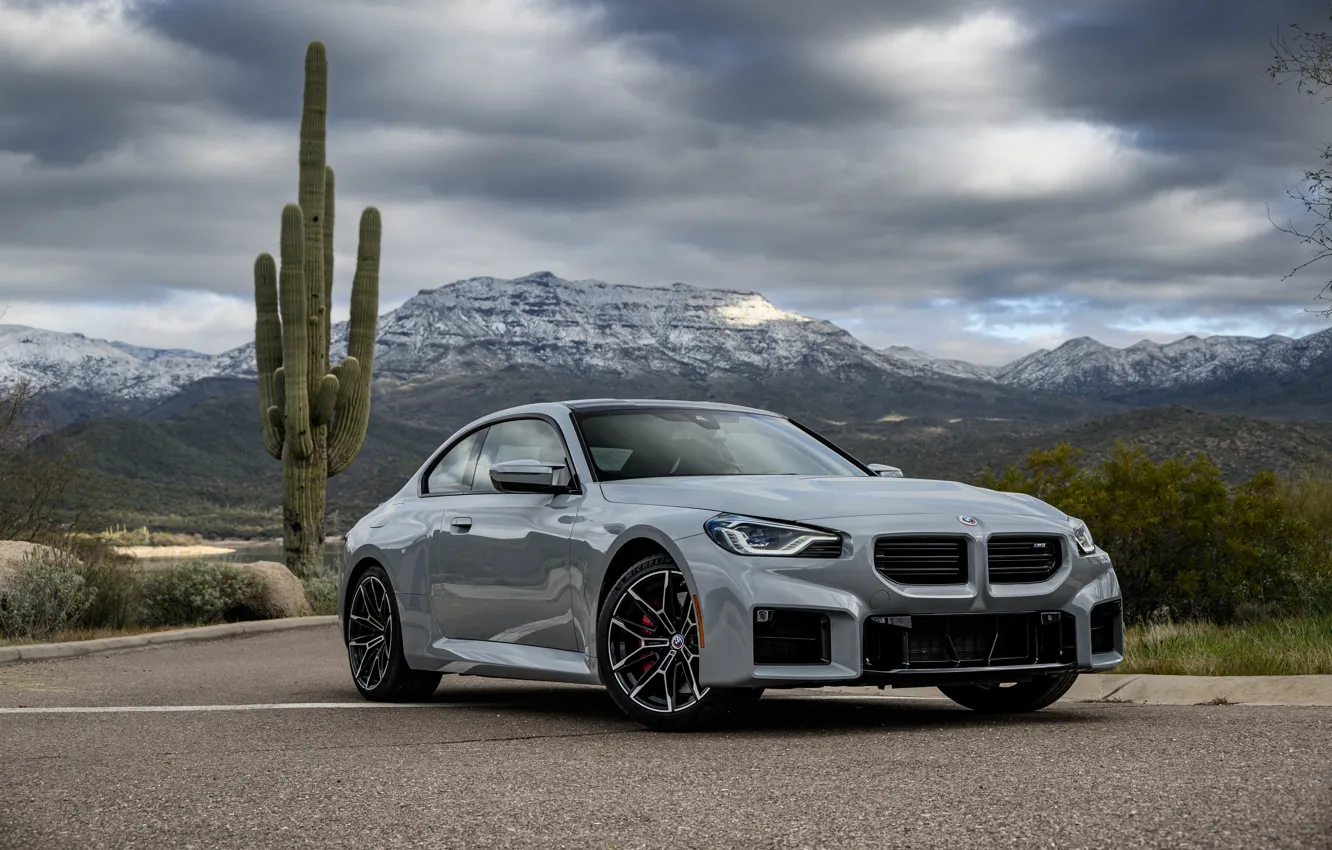 Photo wallpaper car, BMW, cactus, M2, G87, BMW M2 MT, 🤢