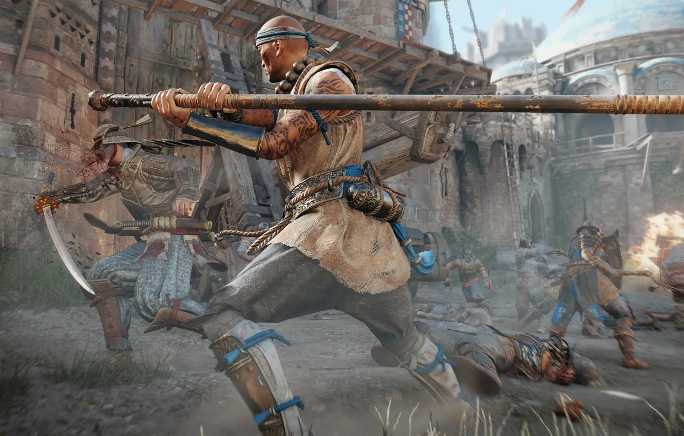 Photo wallpaper the game, game, fighting game, Screenshot, For Honor, Screenshot, For Honor