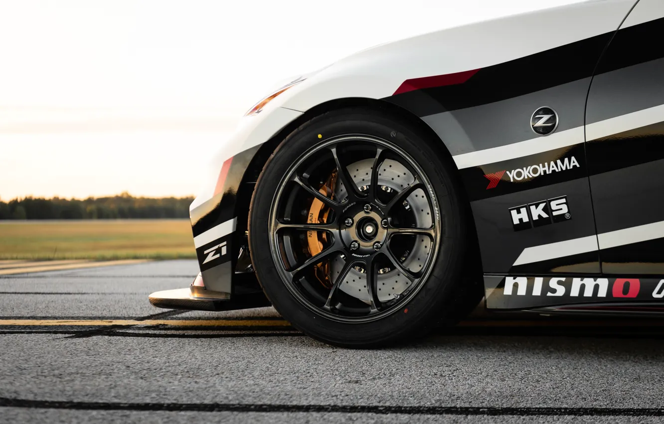 Photo wallpaper Concept, wheel, Nissan, 370Z, 2019, Global Time Attack TT