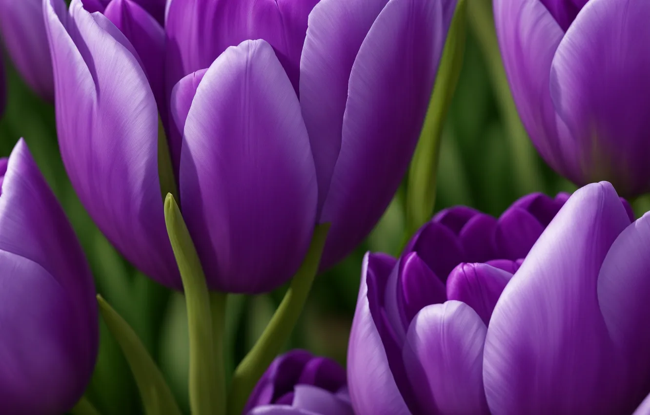 Photo wallpaper purple, flowers, background, Wallpaper, tulips, wallpaper, flower, flowers