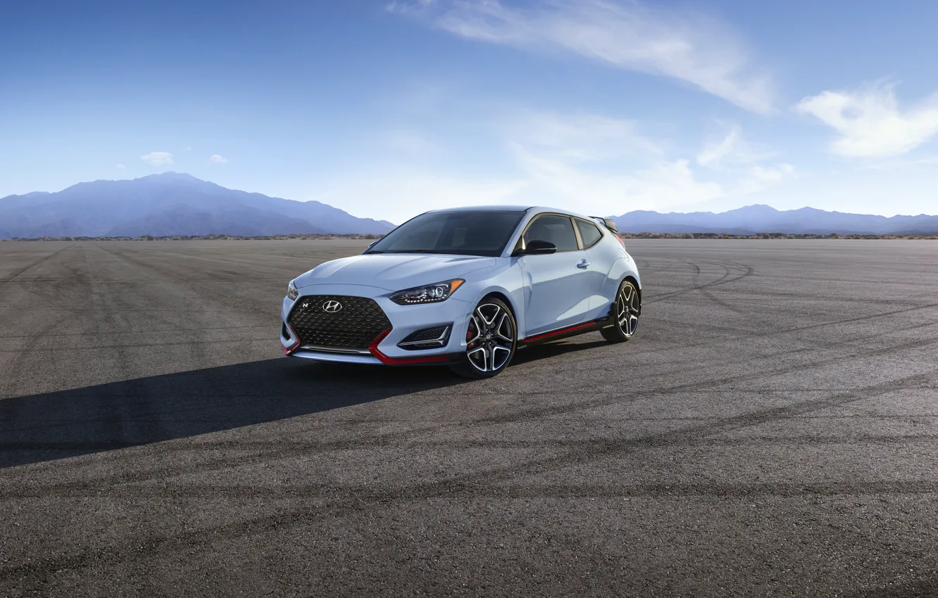 Photo wallpaper Hyundai, hatchback, 2018, Veloster N