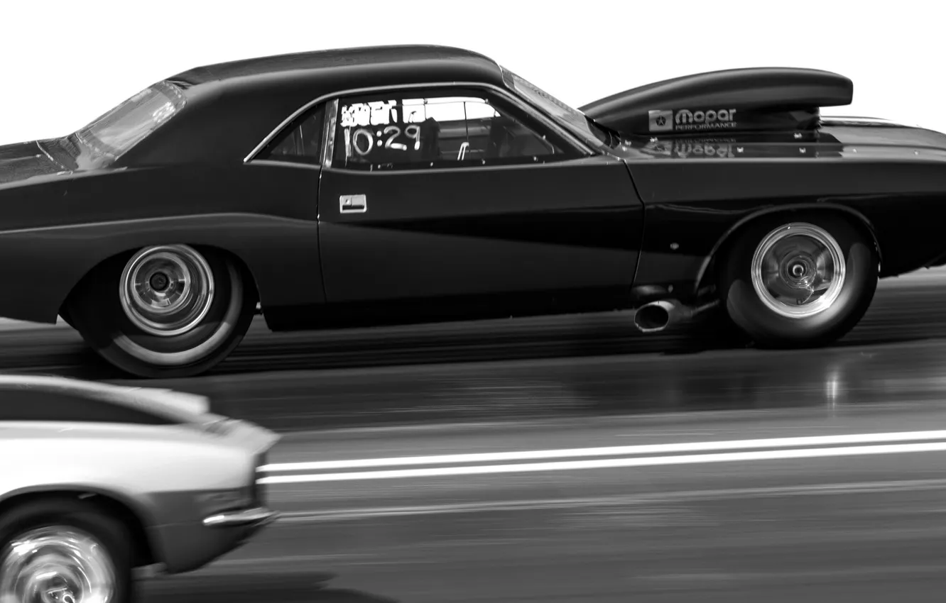 Photo wallpaper race, muscle car, Muscle car, drag racing