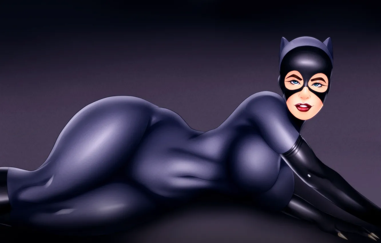 Photo wallpaper chest, body, mask, art, costume, DC Comics, Catwoman, Selina Kyle