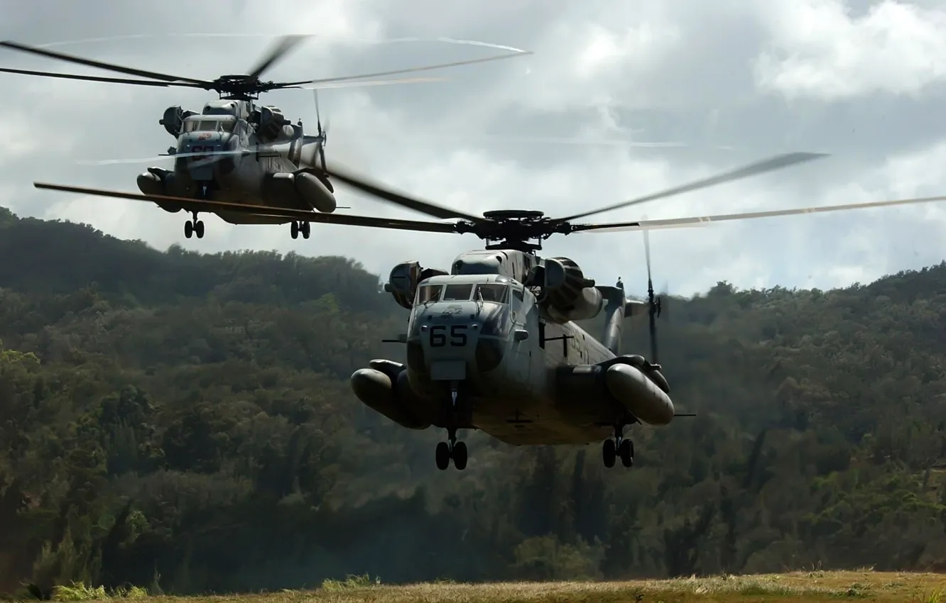 Photo wallpaper NATO, landing, landing helicopters